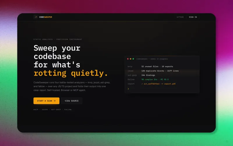 CodeSweeper